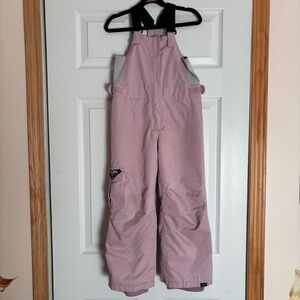 Roxy Light Pink Girls Bibs Overalls